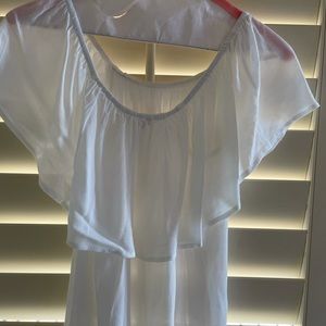 White off the Shoulder Spring Top